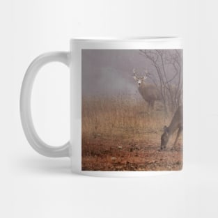 Buck eyes doe - White-tailed Deer Mug